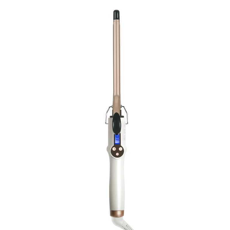 New Arrival Aofeilei Professional Curling Iron Ceramic Curling Rod Roll Beauty Styling Tool with LCD Display Screen 9mm Curler Z241022