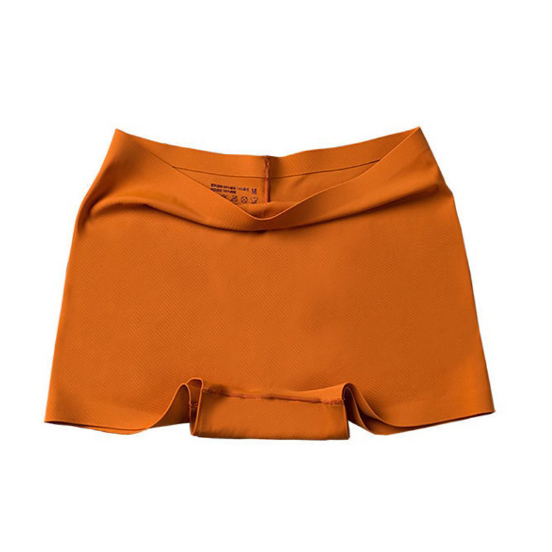 2025 New designer piece set silk fashion seamless underwear women s flat corner shorts women s underwear safety pants Soild women s Tangas high waiste
