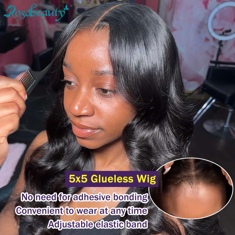 x Density Glueless Human Hair Lace Wig Body Wave Transparent Brazilian PrePlucked Sale