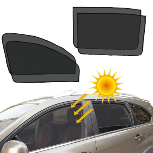 New 4 Magnetic Car Side Front Rear Window Sun Shade Curtains Cover UV Shield USA