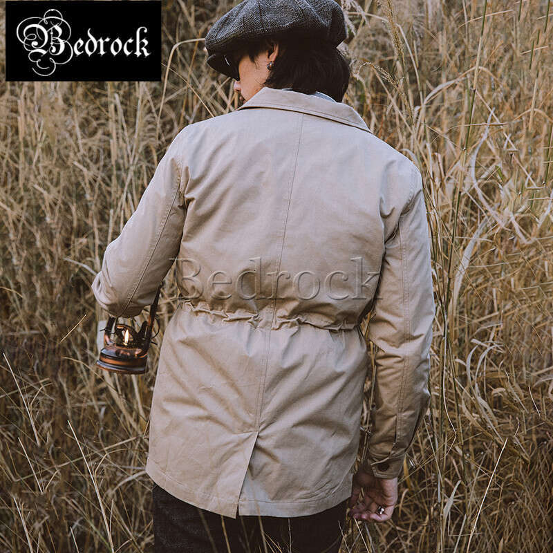 RT American Vintage Hunter Men's Multi-Pocket Cargo Jacket Male Spring And Autumn Tough Guy Mid-Length Army Windbreaker