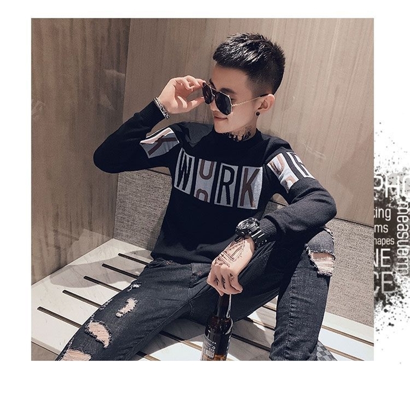 Fashion ONeck Knitted Spliced Pockets Two Pieces Striped Sweater Mens Clothing Autumn Casual Pullovers Warm Tops 240930