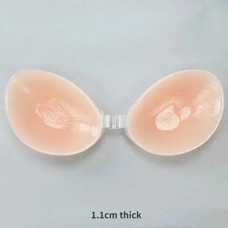 Silicone Bra Invisible Push Up Sexy Strapless Bra Stealth Adhesive Backless Breast Enhancer for Women Sticky Wedding Bikini BrasXJ241024