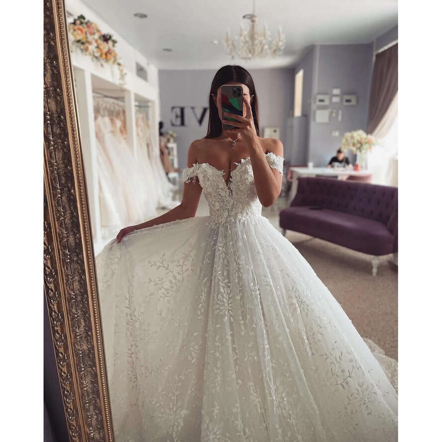 Princess Vintage A E Dress Off Shoulder Country Fulllace Wedding Dresses Sweep Train Vestidos De Novia Lacefull Bridal Gowns Mariage