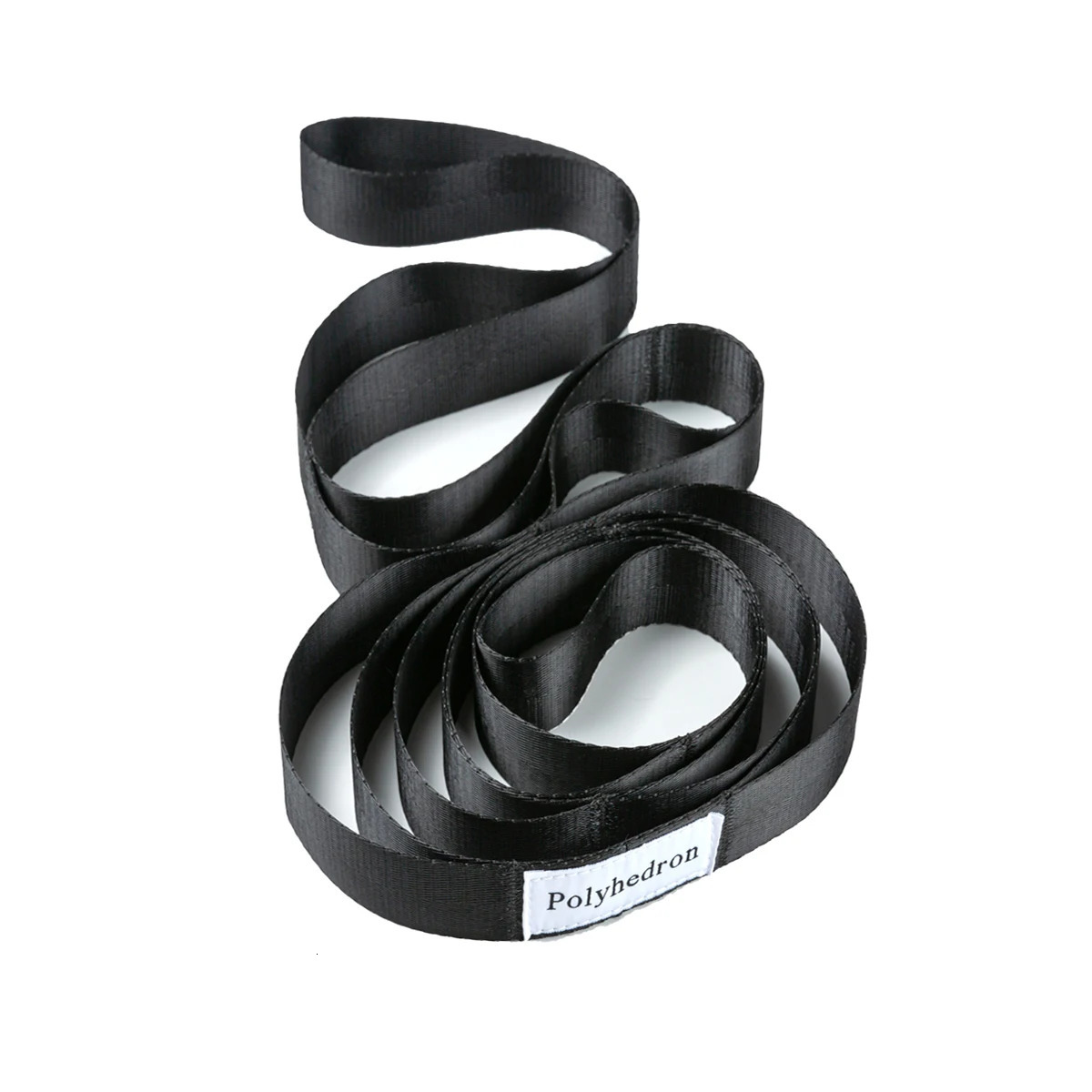 Stretching Strap with 10 Loops Yoga Straps for Physical Therapy Equipment Nonelastic Stretch Exercise 241024