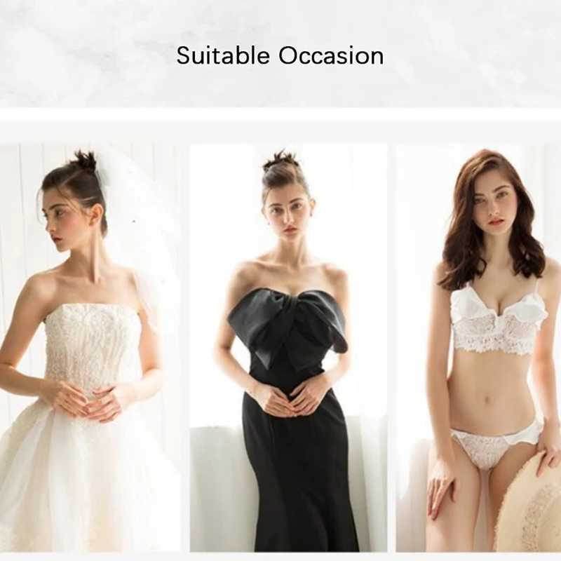 Thickened Chest Sticker 5CM Thick Invisible Bra Flat Chest Display Big Silicone Breast Sticker Bridal Wedding Noodle StickerXJ241024