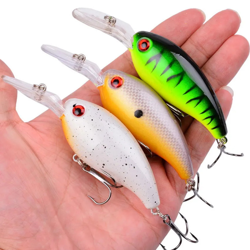 358 Pcs of Random Fishing Lure Set High Quality Swimming Bait Minnow Mini Crank Wobble Crankbait Artificial 241024