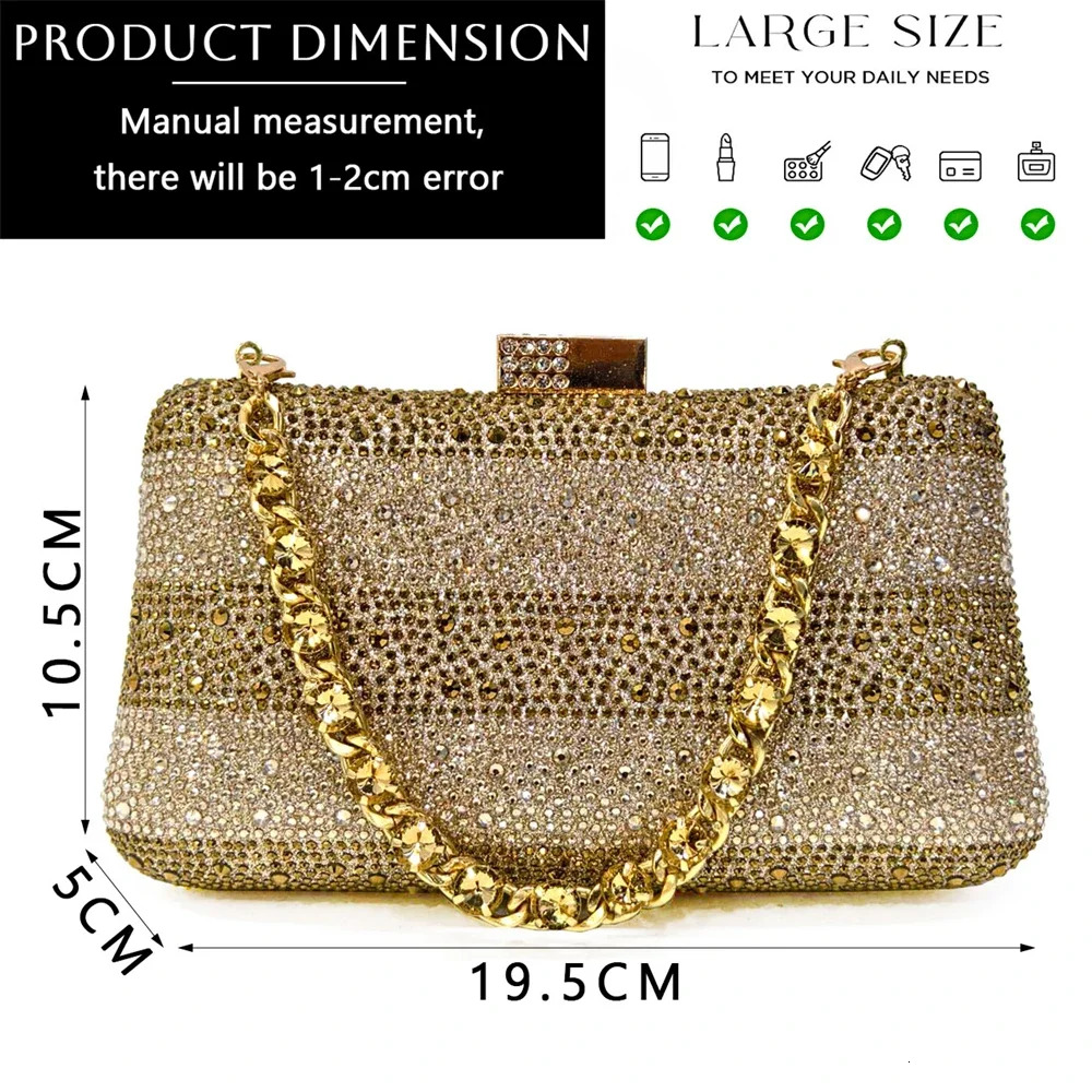 Venus Chan 2024 Hot Selg INS Pointed-Toe Style High Heels Sandal With Bag Set In Gold Color For Wedding Party Women