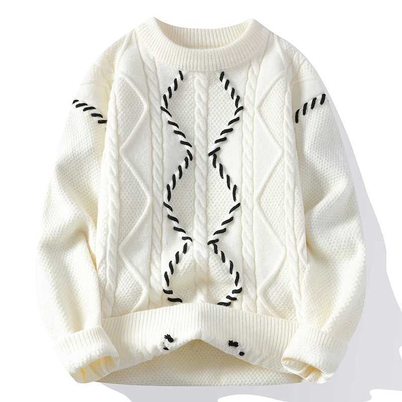 2024 Brand Sweater Fall Winter Knitted Pullover High End Fashion Soft Warm Mens Cashmere Sweaters Luxury Men Casual Loose Jumper LX241024