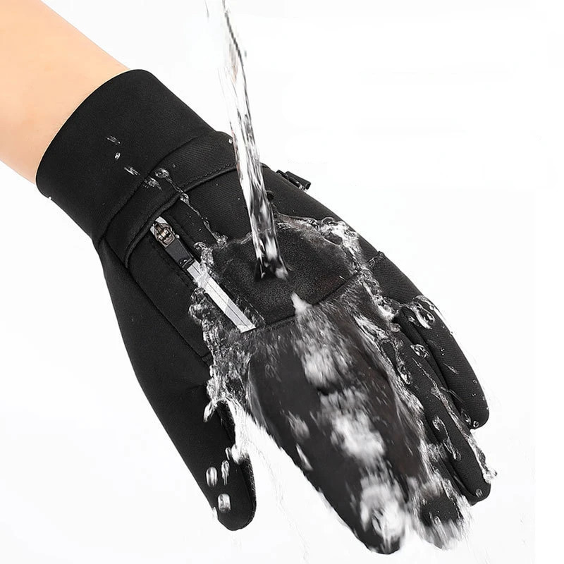 Winter Warm Touch Screen Gloves Outdoor Windproof Waterproof Coldproof Men Woman Driving Cycling Fishing Ski 241024