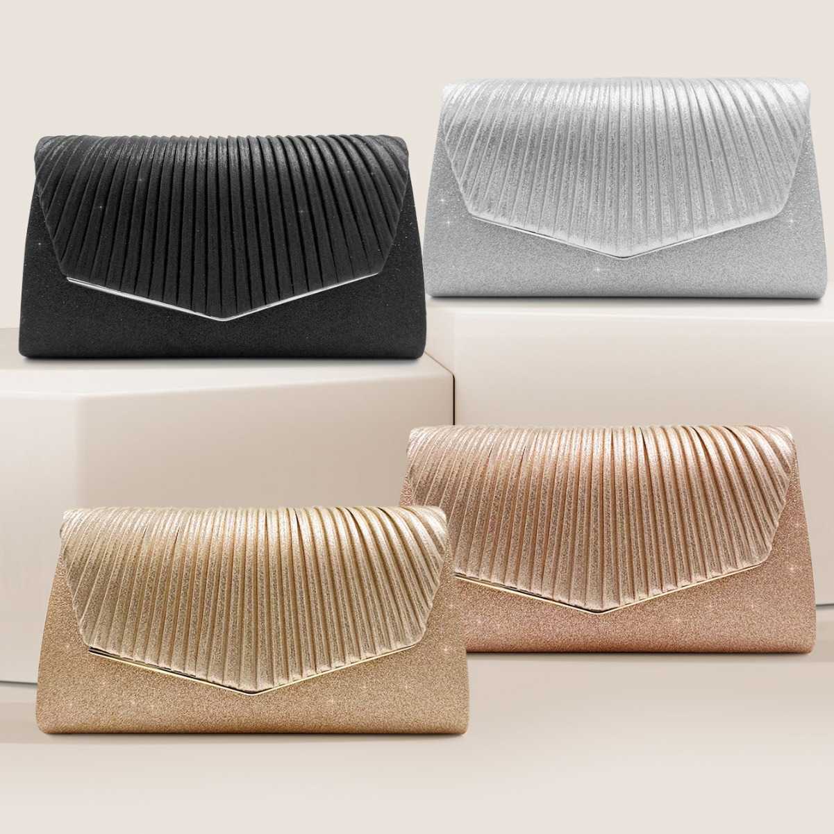 CMM New Fashion Ladies Banquet Handbag Flip Cover Square Bag Party Banquet Bag