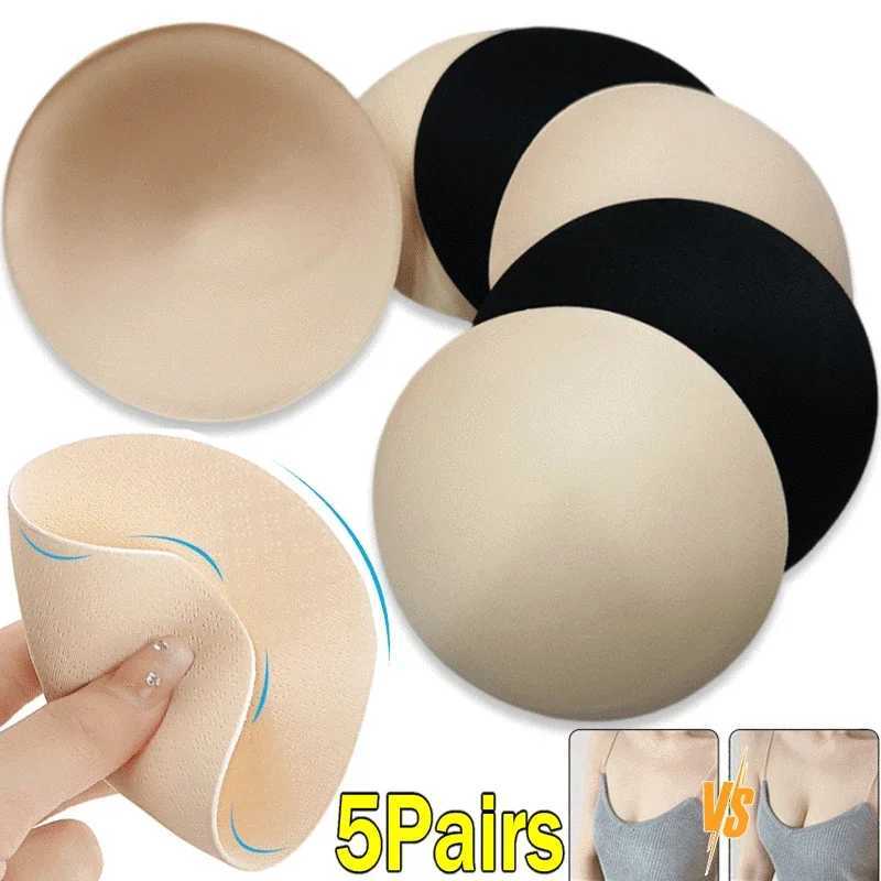 1/5Pairs New Women Intimates Accessories Sponge Swimsuit Breast Push Up Bra Padding Chest Enhancers Bra Foam Insert Chest CupXJ2410