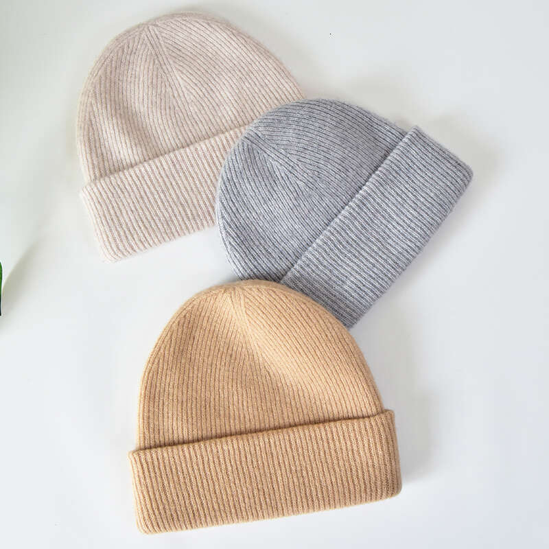 for Knitted Cashmere Skull Winter classi Hats Beanies s 100% Womens Cuff Custom Beanie with Wool Women Merino go Cahmere Hat carf clai Cutom scarf des
