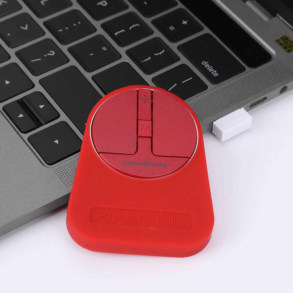Wireless Mouse 3 Mode Bluetooth5.2/2.4G/USB Mini Capacitive Mice Ultra Thin Wireless Computer Mouse Adjustable DPI for PC LaptopLX241024
