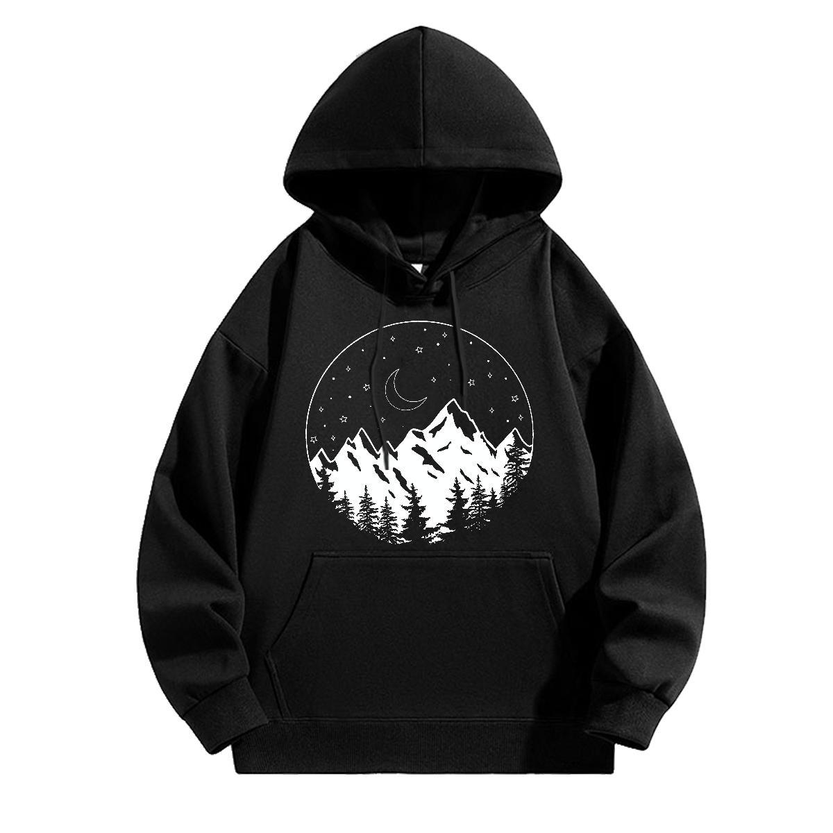 Factory Direct Hoodie for Men Breathable Long Sleeve Designer Mens Hoodie Customized Print Clothings Home Outdoor Cotton 350g