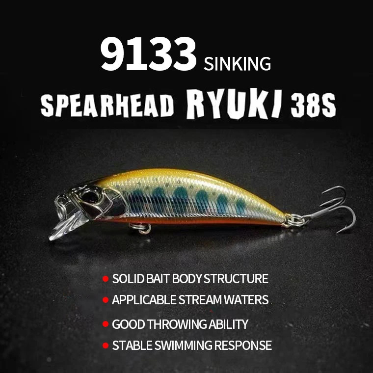 2023 38Mm 32G Mini Sinking Minnow Fishing Lures Jerkbaits Peche Artificial Bait Wobbler Lure for Trout Bass Carp 241024
