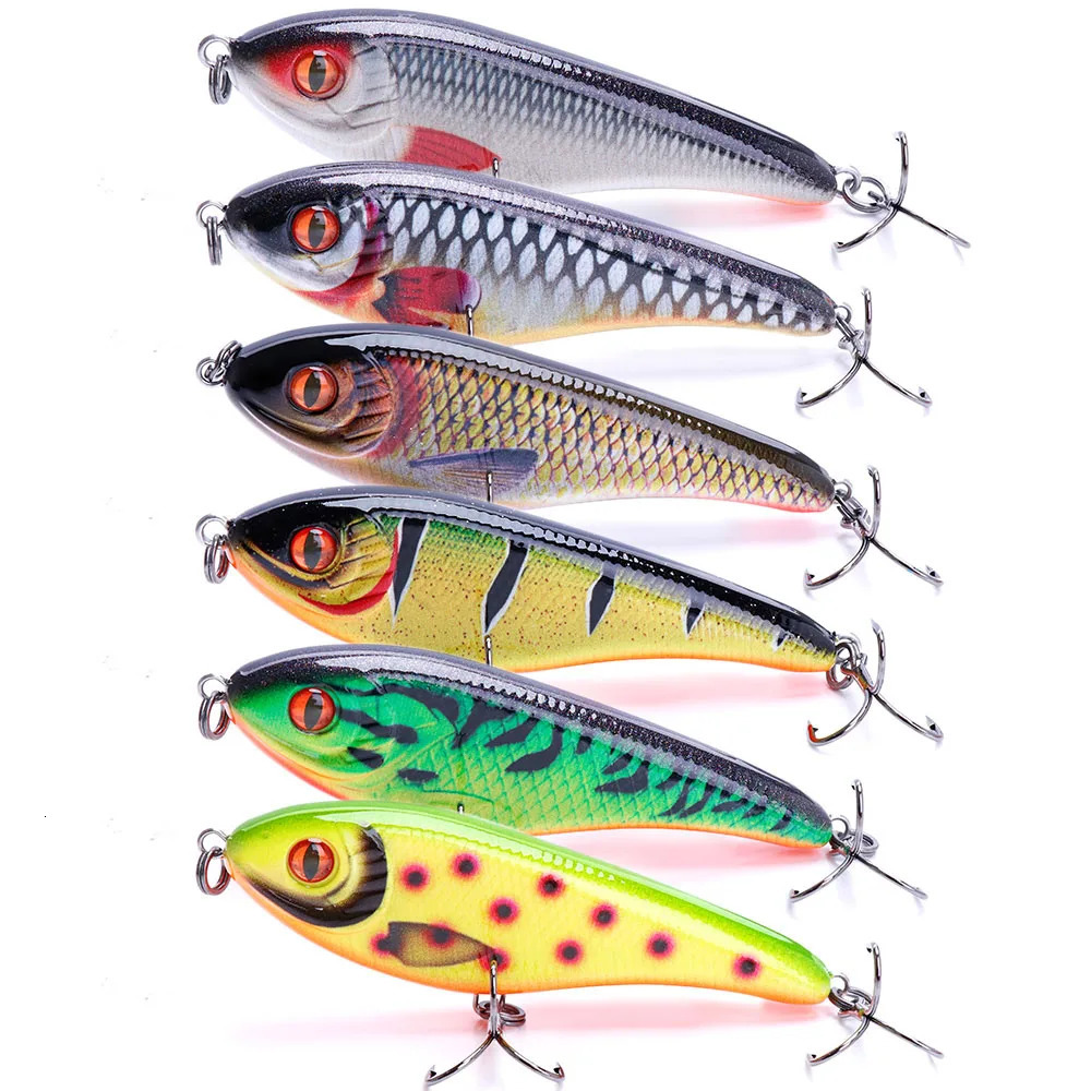 TREHOOK 21g 9cm Jerkbait Rattlin Vib Fishing Lure Sinking Wobblers Pike Artificial Lures For Tackle Jerk Bait Pesca 241024