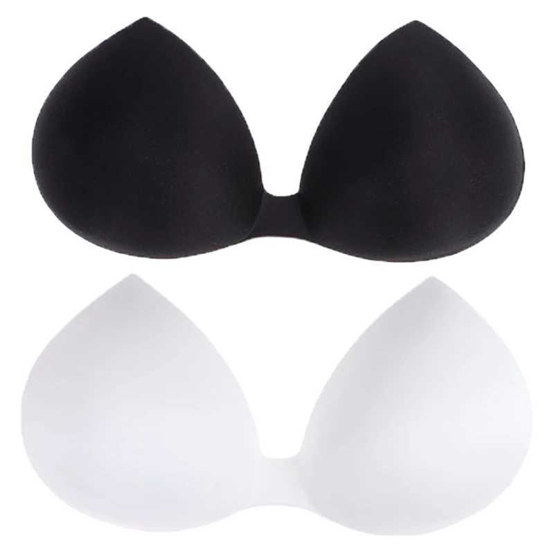 Women Thick Sponge Heart Bra Pads Push Up Breast Removable Bra Padding Inserts Cups For Swimsuit Bikini Padding Invisible PaddedXJ241024