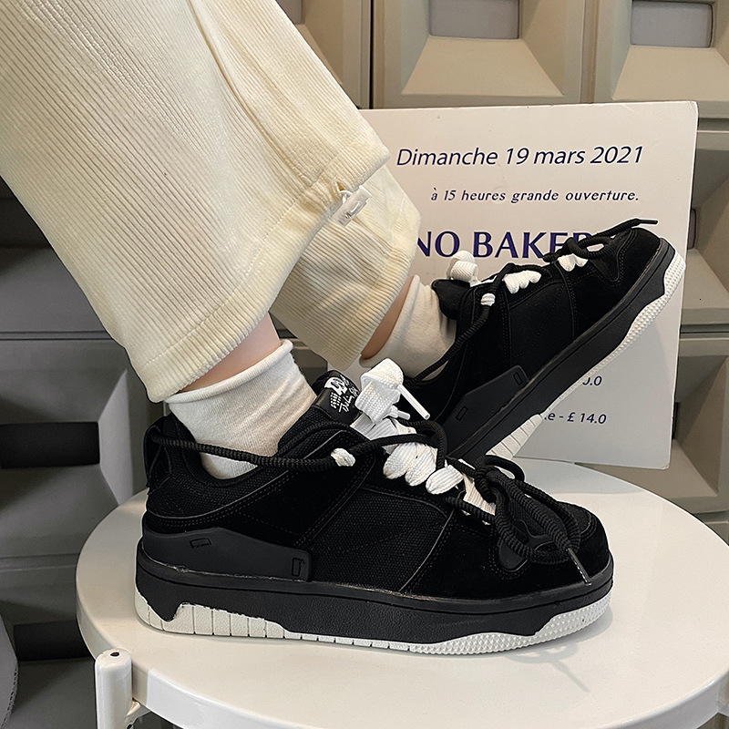 student thick soled brand board casual sports men's trendy shoes