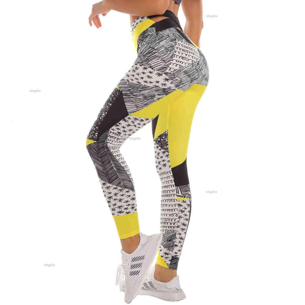 Zohra Woman Pants Workout Legging Contrast Stitching Printing Fitness Leggins High Waist Slim Legins Gym Bandage Leggings 211130