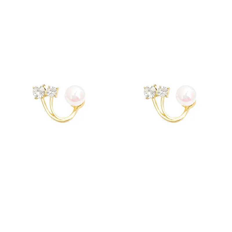 Korean Earrings Fashion Jewelry Cute Simulation Pearls Earrings Elegant Charm Earring for Women Stud Earrings WholesaleX241023