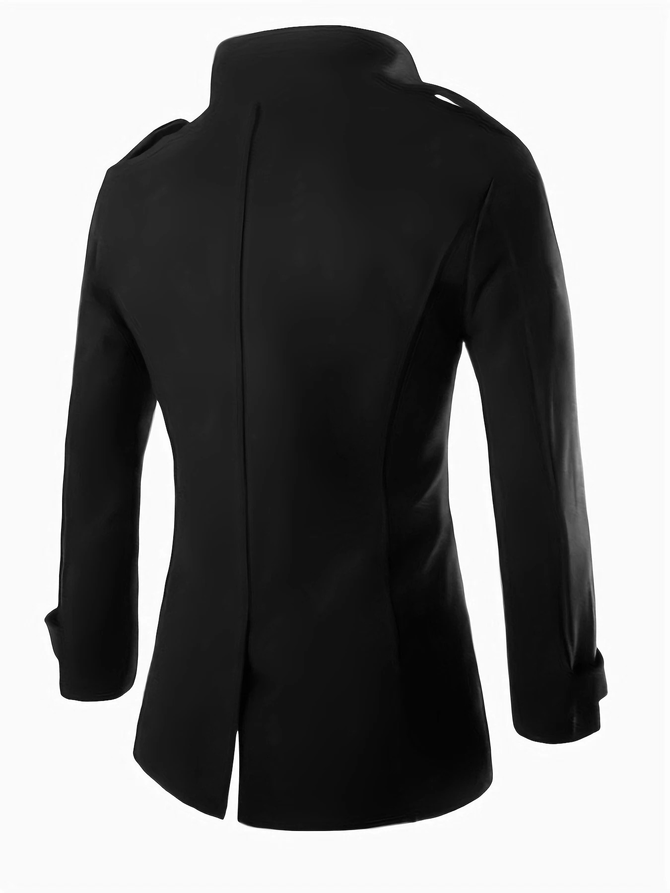 Mens High Quality Edition Wool Coat Medium Length Ultra Thin Double Layer Mens Wool Jacket 241024