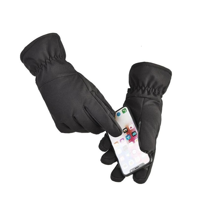 Men Women 2023 Winter Camouflage Fleece Thickened Ski Gloves Warm Nonslip Windproof And Waterproof Touch Screen Hiking Glove 241024