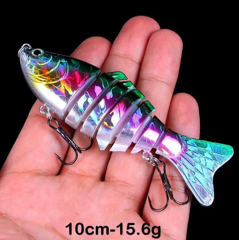 10cm 156g Sinking Wobblers 7 Segments Pesca Fishing Lures Multi Jointed Swimbait Hard Bait Tackle Bass Isca Crankbait 241024