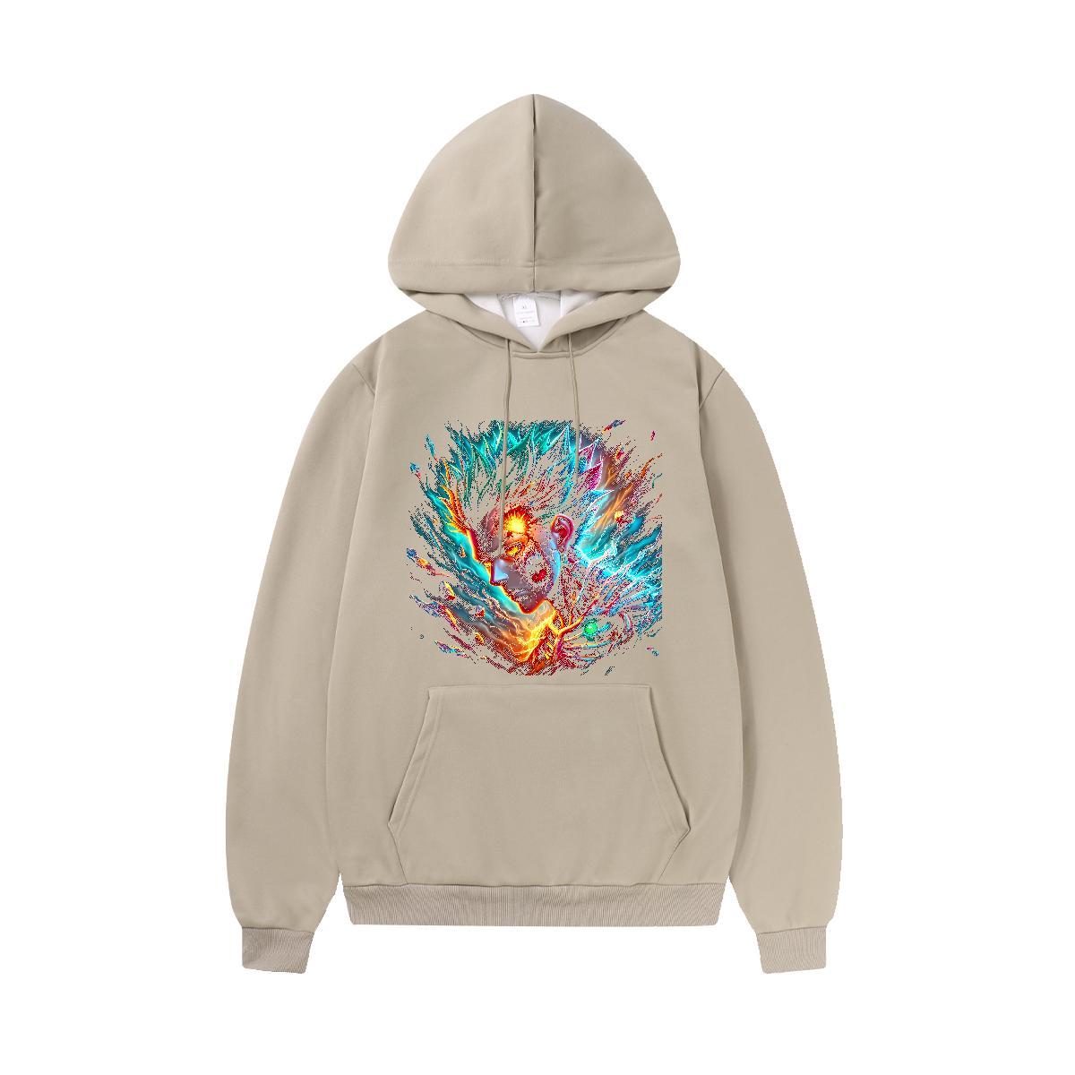 2024 Autumn Winter Men Sweatshirt hoodie Breathable Warm Mens Hoodie Black Khaki Blue Clothes Street Wear Thick Plush