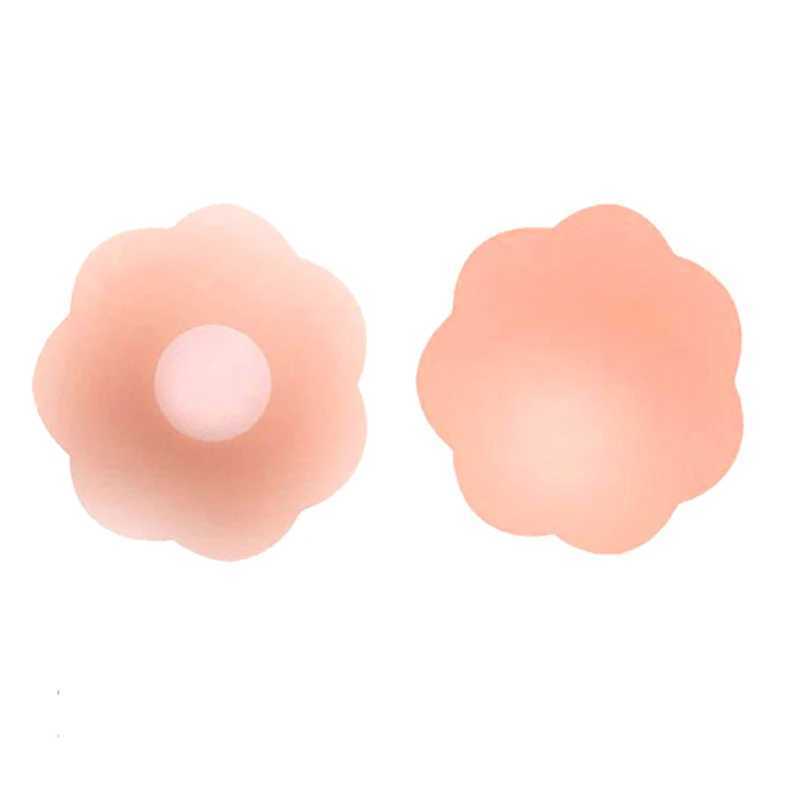 2pcs Intimates Accessories Reusable Invisible Silicone Nipple Cover Self Adhesive Breast Chest Bra Pasties Mat StickersXJ241024