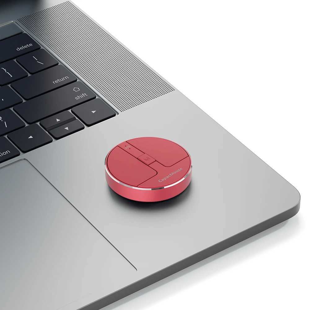 Wireless Mouse 3 Mode Bluetooth5.2/2.4G/USB Mini Capacitive Mice Ultra Thin Wireless Computer Mouse Adjustable DPI for PC LaptopLX241024