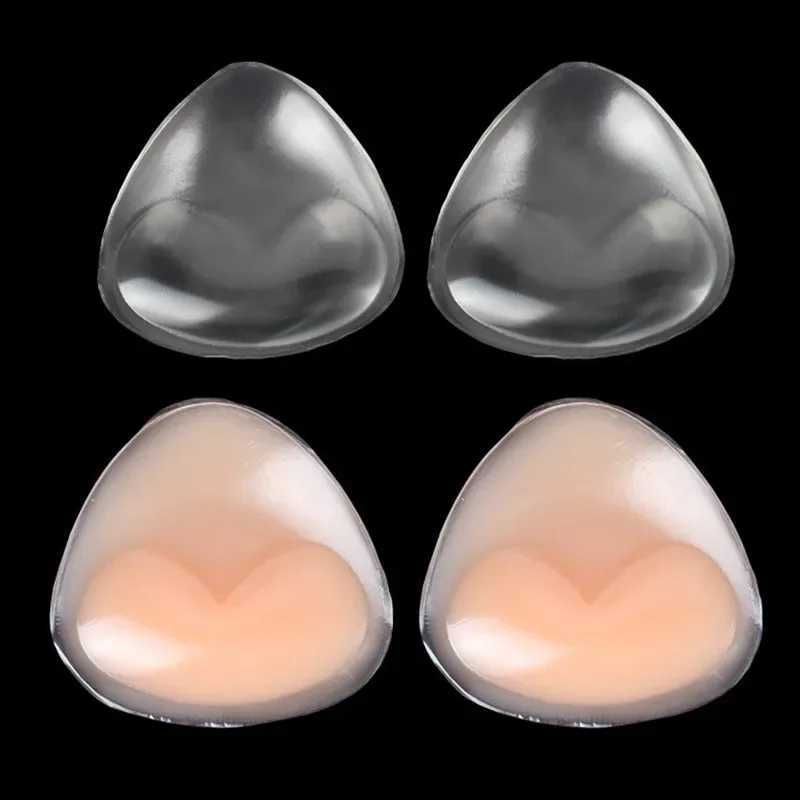 2Pcs Women Breast Push Up Pad Silicone Thick Bra Underwear Pad Nipple Cover Stickers Patch Bikini Insert Swimsuit AccessoriesXJ241024