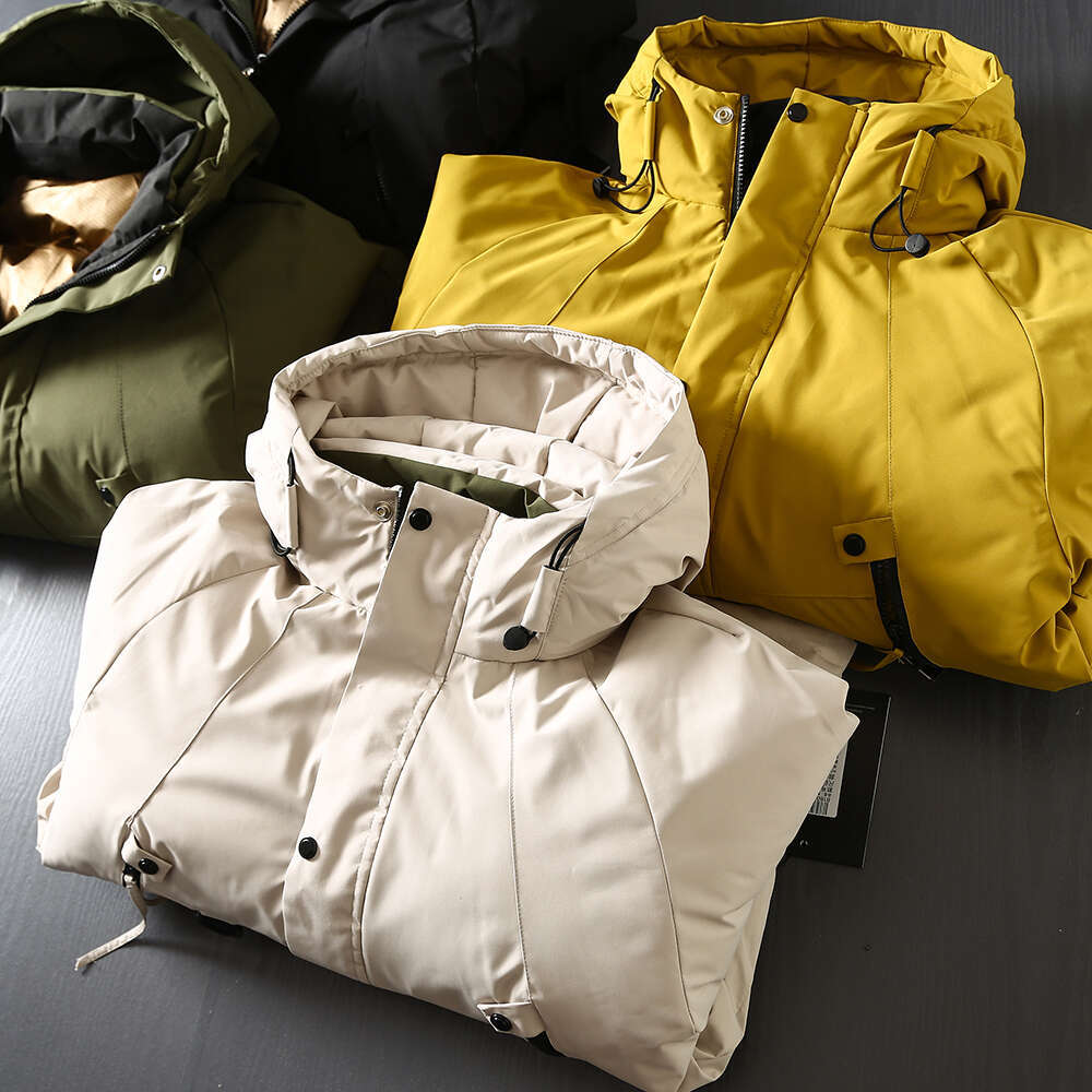 Men's Warm Windproof Hooded Cotton Jacket, Heat Reflection Inside, Outdoor Function Clothes, Thickened, Waterproof, Winter
