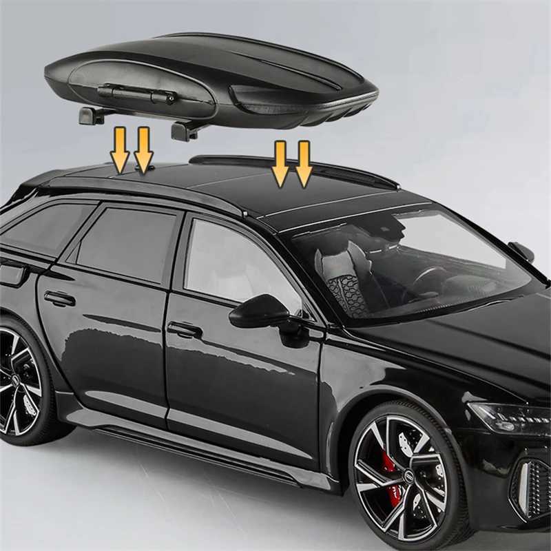 1/18 Audi RS6 avant-garde truck alloy car model Diecasts metal sports car model simulation sound light childrens toy gift X241024