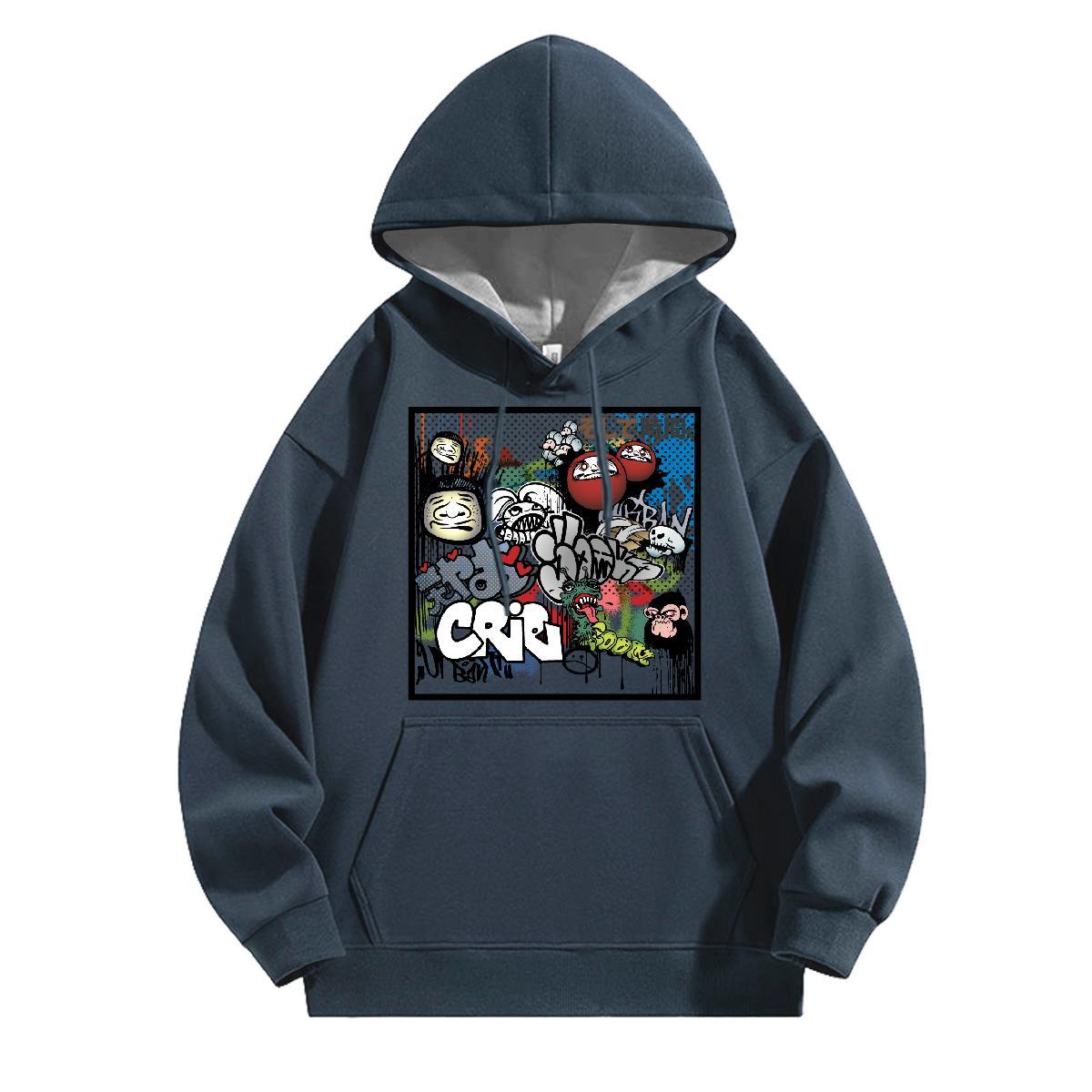 Stylist Hoodie Men Breathable Long Sleeve Comfortable Men Hoodie Custom Printed Tops Hoody Casual Warm Fleece