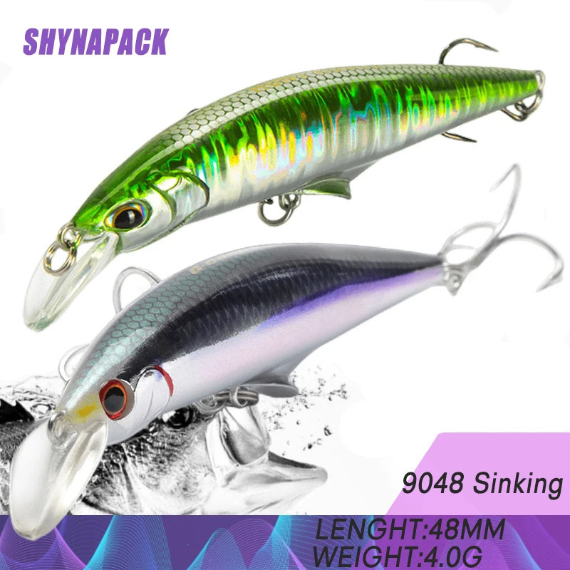 45g 120mm Minnow Sinking Fishing Lure Hard Plastic Trout Artificial Bait Pesca Wobbler for pike bass Crankbait 241024