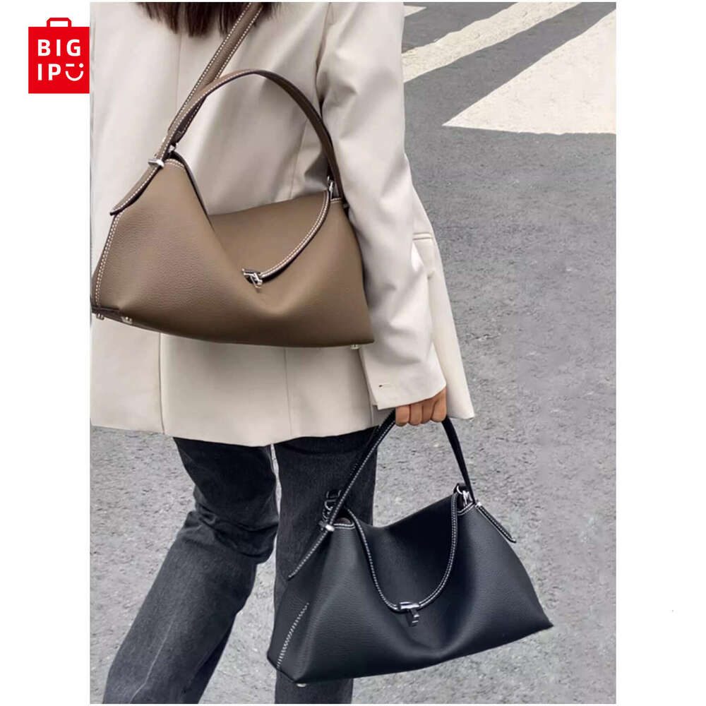 Designer Bag Luxury design brand women's high-end metal lock pebble handbag new versatile fashion light luxury niche shoulder bag for women tote 