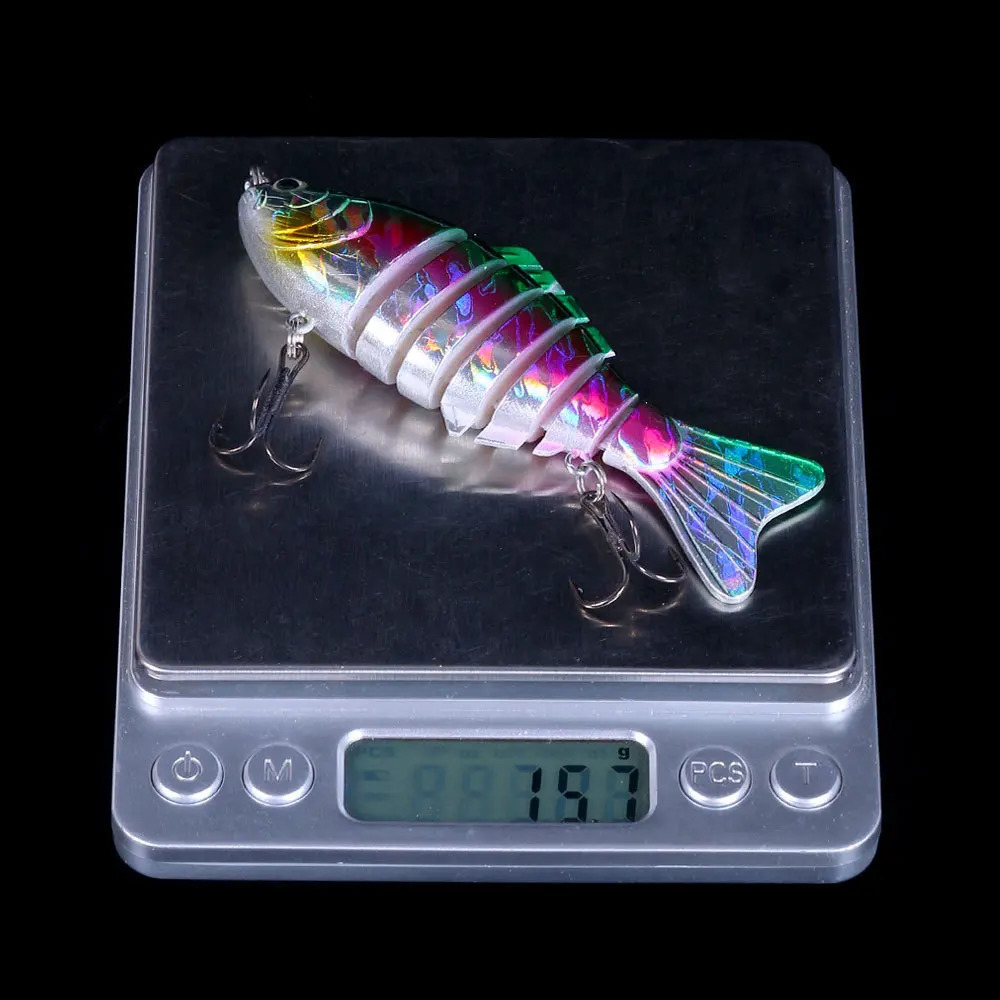 10cm 156g Sinking Wobblers 7 Segments Pesca Fishing Lures Multi Jointed Swimbait Hard Bait Tackle Bass Isca Crankbait 241024