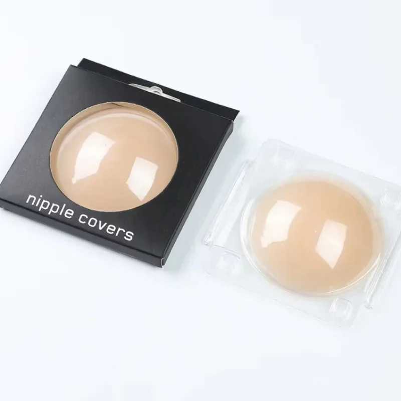 No-glue Solid Nipple Covers Invisible Bra Thin Anti-protrusion Warm Sensation Anti-exposure Chest StickersXJ241024