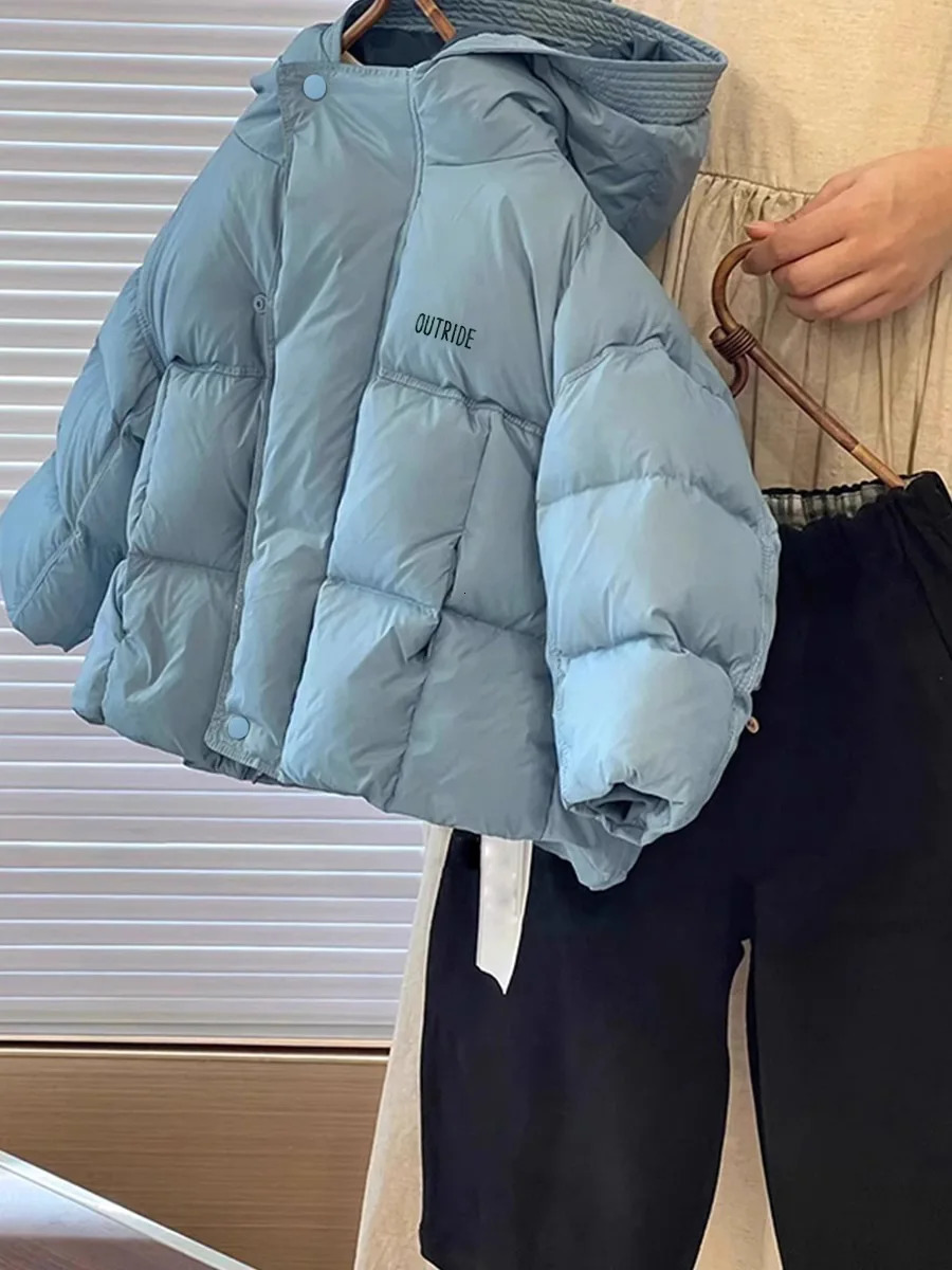 winter cotton jacket boys black hooded jacket childrens jacket youth clothing 3-12Y childrens park apron snow jacket XMP323 241024