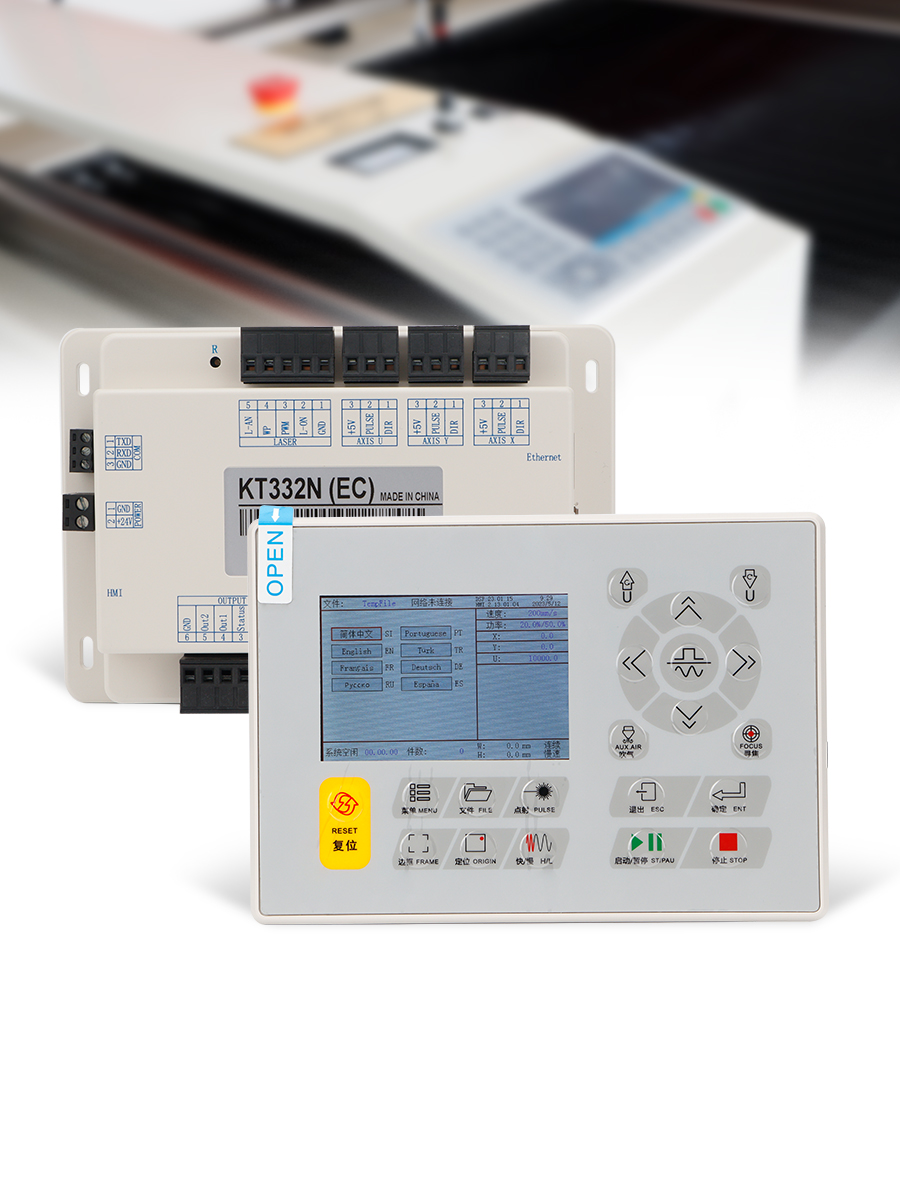 Will Fan Ryxon KT332N Co2 Laser Controller 3inch LCD Panel Motherboard For Laser Engraving Cutting Machine