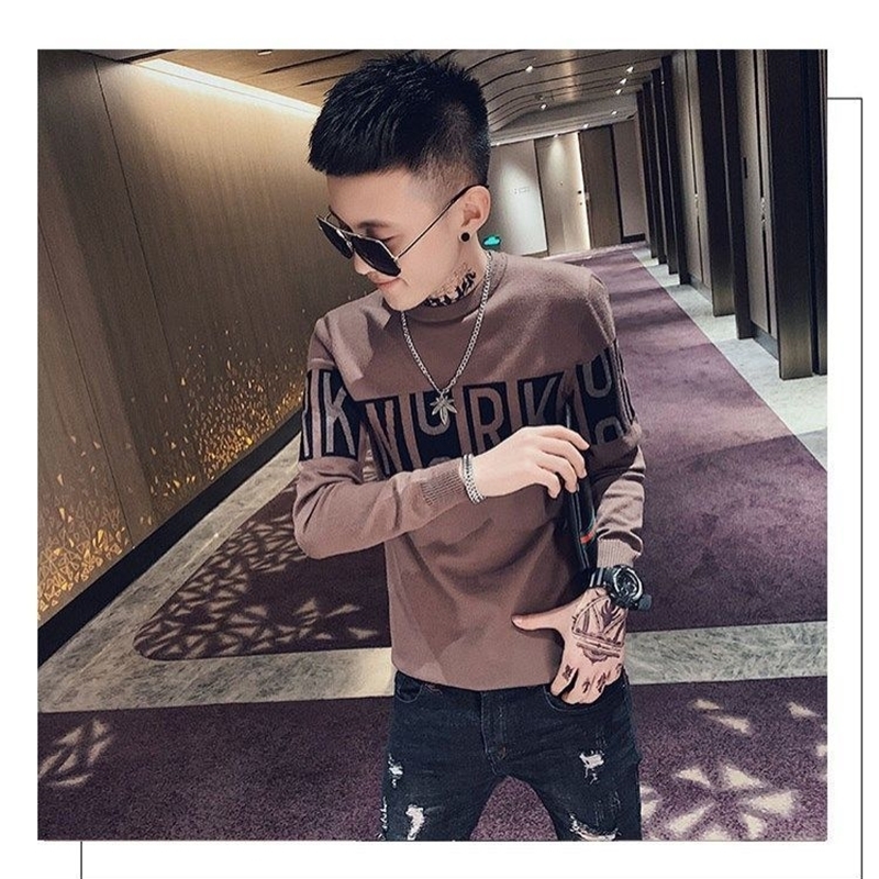 Fashion ONeck Knitted Spliced Pockets Two Pieces Striped Sweater Mens Clothing Autumn Casual Pullovers Warm Tops 240930