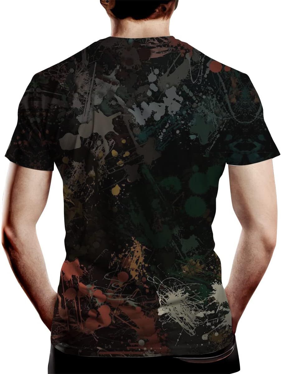 Mens T shirt Fashion Novelty Print Men's Cool tee Casual tops summer clothes Breathable trend cool fashion
