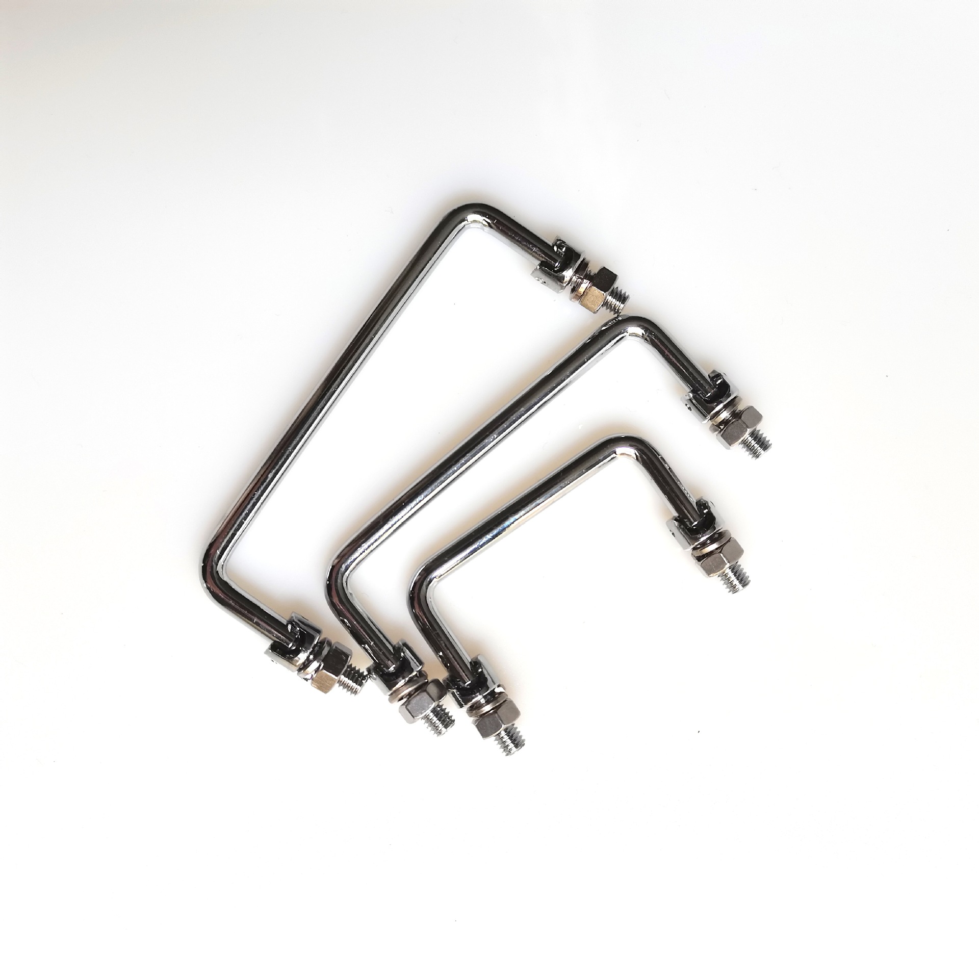 Durable Chrome-Coated Carbon Steel Handles for Distribution Panels and Metal Boxes