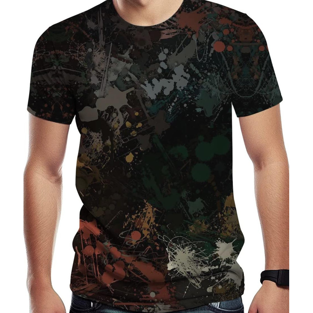 Mens T shirt Fashion Novelty Print Men's Cool tee Casual tops summer clothes Breathable trend cool fashion