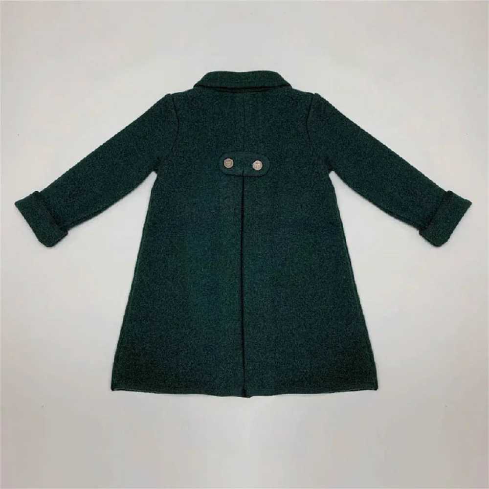 Childrens Clothing Autumn/Winter Spanish Princess Solid Teen Boys and Girls Thick Warm Long Jacket Coat Childrens Coat W241023