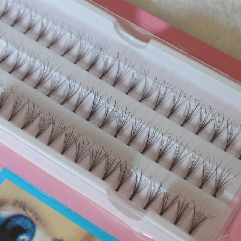 8/10/12mm personal eyelashes black natural false eyelashes long cluster eyelashes extended beauty and health 8/10/12mmW241024