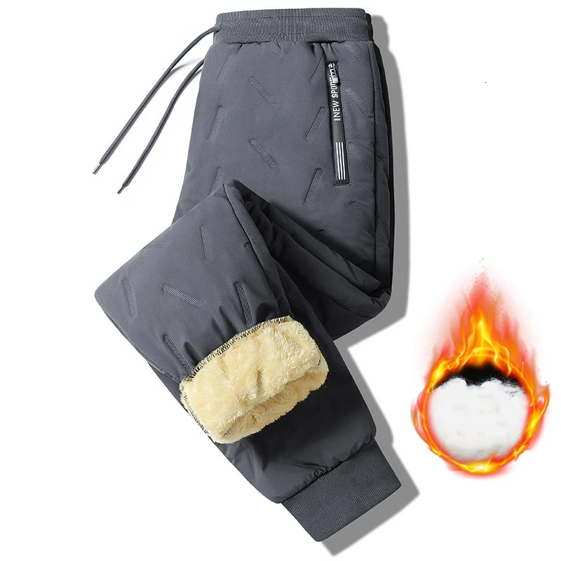 Winter Warm Lambswool Thick Womens Sports Pants Windproof Warm Pants Womens Clothing Jogger Wool Lining Trouser 241024