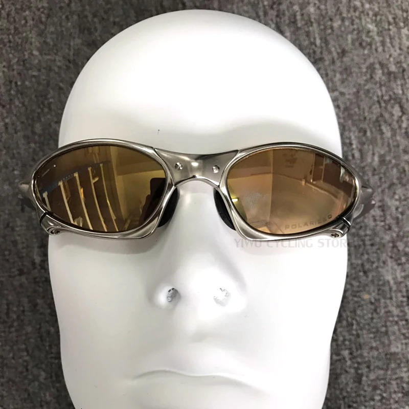 Mens Polarized Sunglasses Bicycle Glasses UV400 Fishing Sunglasses Metal Bicycle Goggles Bicycle Glasses Riding Glasses H8-3 241024