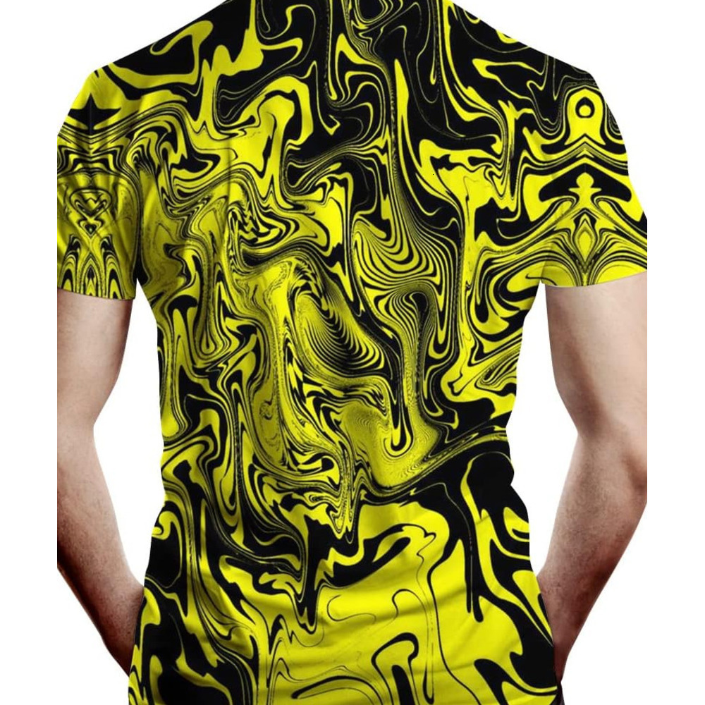 Mens T shirt Fashion Novelty Graffiti Graphic Print Men's Cool T-shir tee Casual tops summer clothes Fashionable and cool